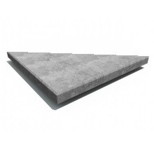 Betonplaten 200x14cm driehoek